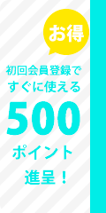 500ポイント進呈